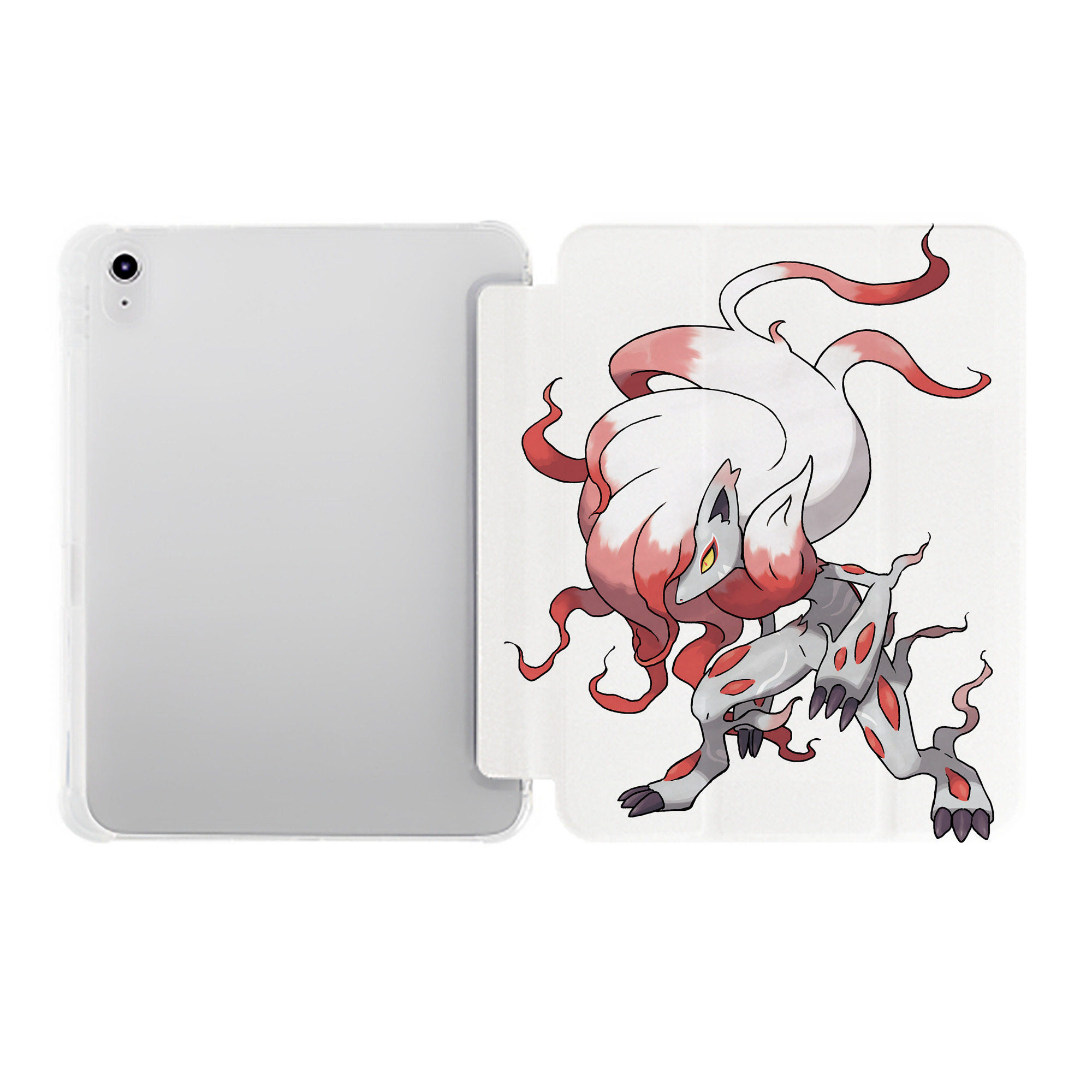（画像用） ポケットモンスター Pokémon IPad ケース ペン収納付き 三つ折りスタンド PUレザー×シリコン 対応機種9.5/10.5/10.9インチ